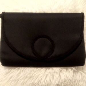 La Regala Vintage Elegant Black Clutch Bag